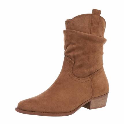 Damen Western- & Bikerboots - camel