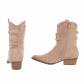 Damen Western- & Bikerboots - khaki