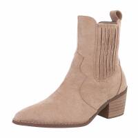 Damen Western- & Bikerboots - khaki