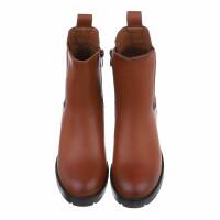 Damen Chelsea Boots - camel