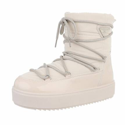 Damen Winterstiefeletten - beige