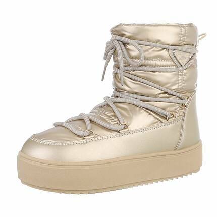 Damen Winterstiefeletten - l.gold - 12 Paar