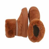 Damen Winterstiefeletten - camel