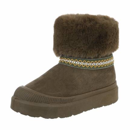 Damen Winterstiefeletten - green