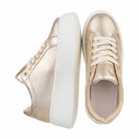 Damen Low-Sneakers - gold