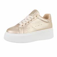 Damen Low-Sneakers - gold