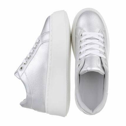 Damen Low-Sneakers - silver