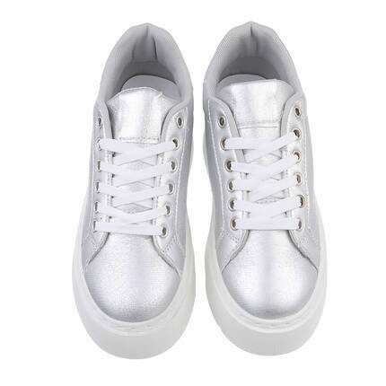 Damen Low-Sneakers - silver