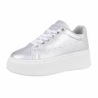 Damen Low-Sneakers - silver