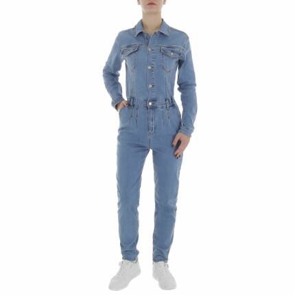 Damen Langer Jumpsuit von Laulia Gr. S/36 - blue