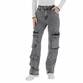 Damen High Waist Jeans von Laulia - grey