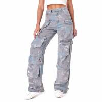 Damen High Waist Jeans von Laulia - grey