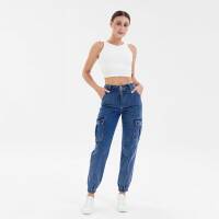 Damen High Waist Jeans von Laulia - blue