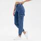 Damen High Waist Jeans von Laulia - blue