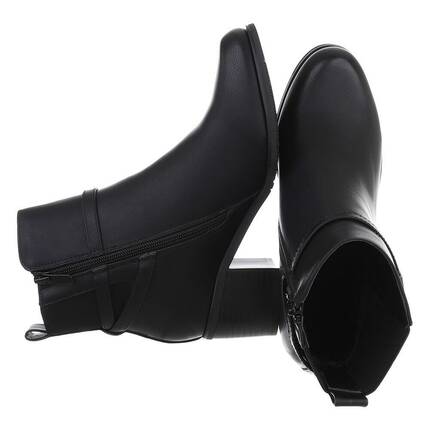 Damen High-Heel Stiefeletten - black Gr. 39