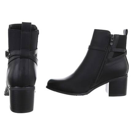 Damen High-Heel Stiefeletten - black Gr. 39