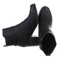 Damen High-Heel Stiefeletten - black Gr. 40