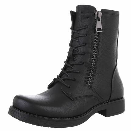 Damen Schnrstiefeletten - black - 12 Paar