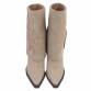 Damen Western- & Bikerboots - beige