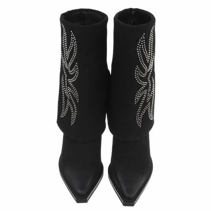 Damen Western- & Bikerboots - black