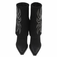 Damen Western- & Bikerboots - black