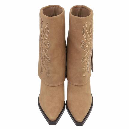 Damen Western- & Bikerboots - camel