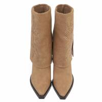 Damen Western- & Bikerboots - camel