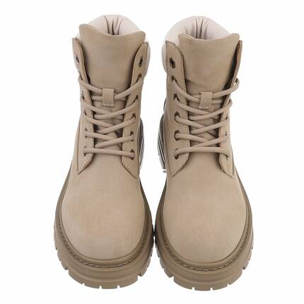 Damen Schnrstiefeletten - khaki