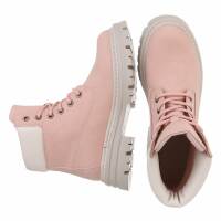 Damen Schnürstiefeletten - pink