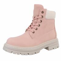 Damen Schnrstiefeletten - pink