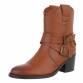 Damen Western- & Bikerboots - camel Gr. 37