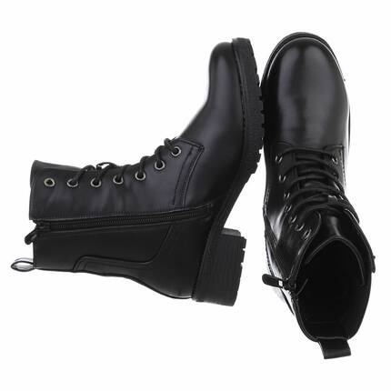 Damen Schnrstiefeletten - black