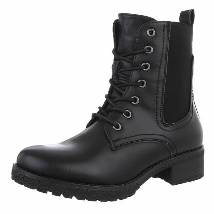 Damen Schnürstiefeletten - black Gr. 38