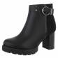 Damen High-Heel Stiefeletten - black