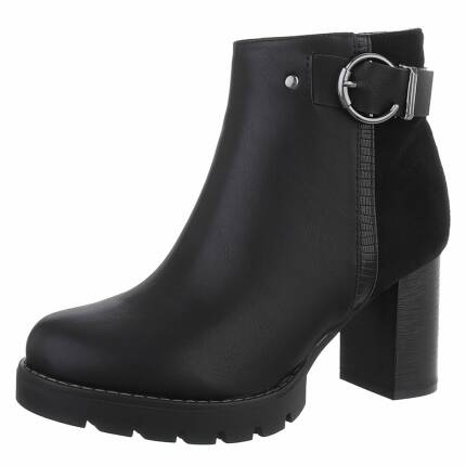 Damen High-Heel Stiefeletten - black Gr. 36