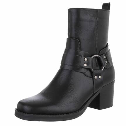 Damen Western- & Bikerboots - black