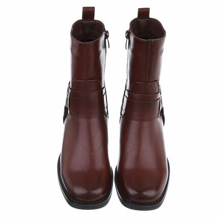 Damen Western- & Bikerboots - wine