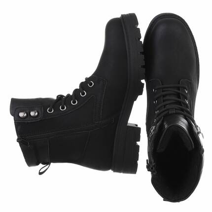 Damen Schnrstiefeletten - black