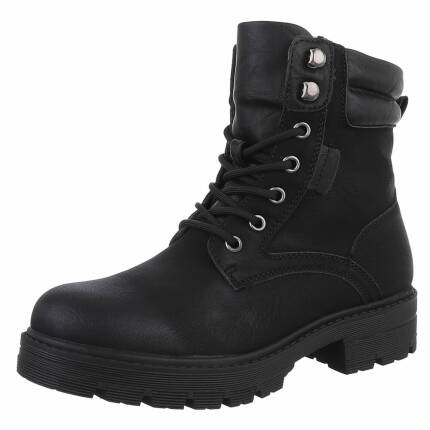 Damen Schnürstiefeletten - black Gr. 37