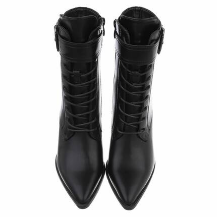 Damen Schnrstiefeletten - black