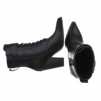 Damen Schnürstiefeletten - black