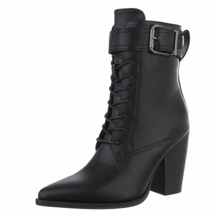 Damen Schnürstiefeletten - black Gr. 36