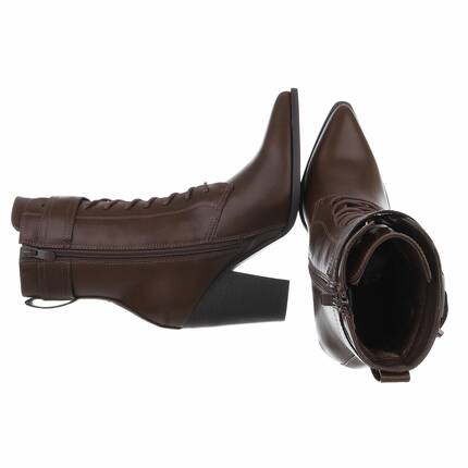 Damen Schnrstiefeletten - brown