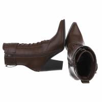 Damen Schnürstiefeletten - brown