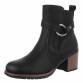 Damen High-Heel Stiefeletten - black Gr. 36