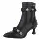 Damen High-Heel Stiefeletten - black