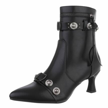 Damen High-Heel Stiefeletten - black Gr. 36