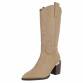 Damen High-Heel Stiefel - khaki