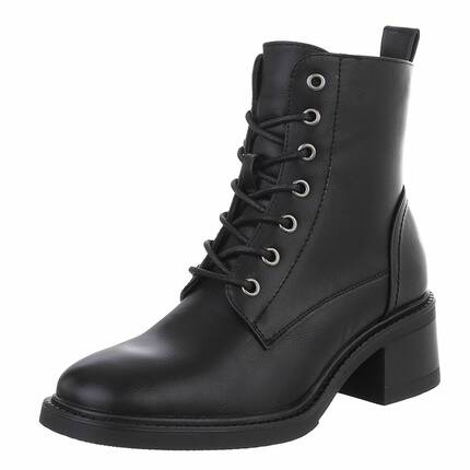 Damen Schnrstiefeletten - black - 12 Paar