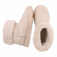 Damen Winterstiefeletten - beige